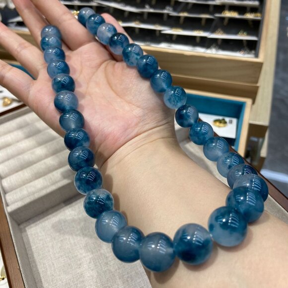 Large 14MM  Stone Boho Beads - Picture 2 of 3